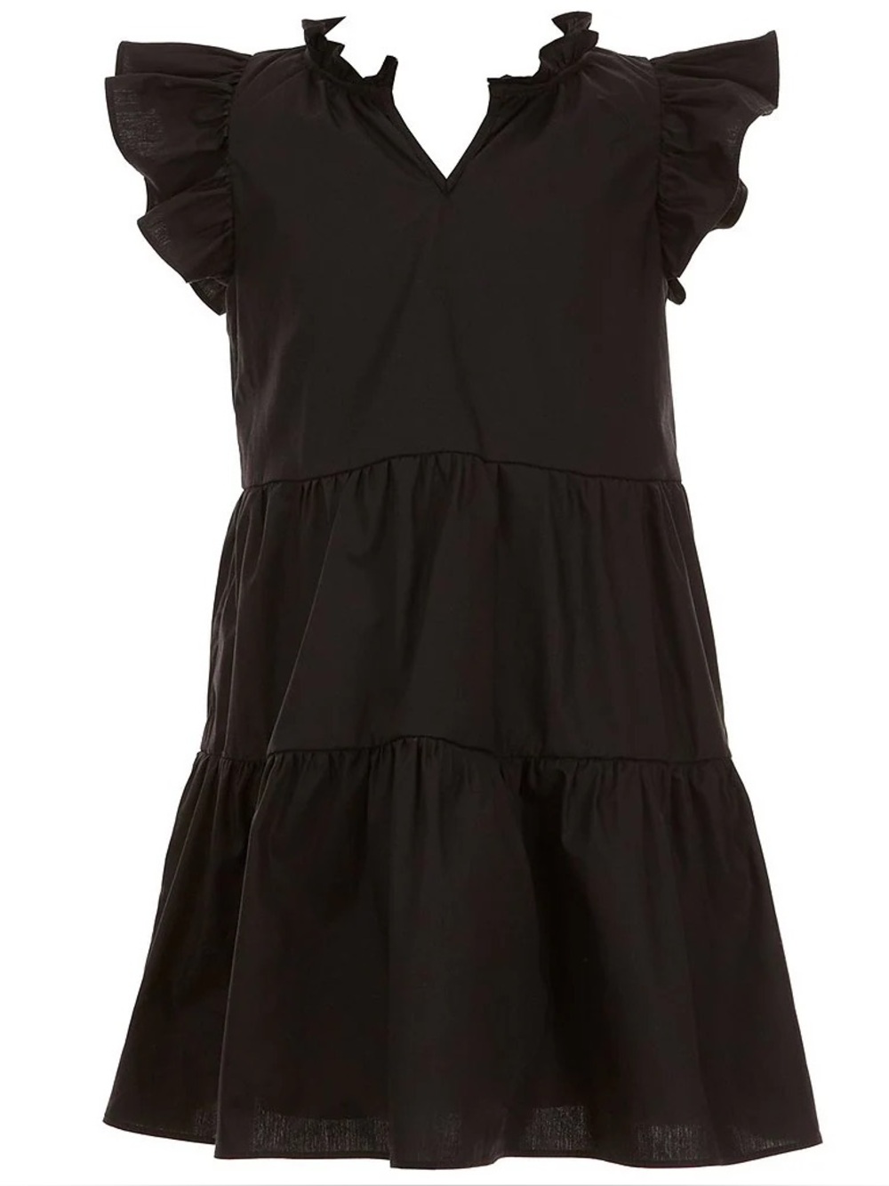 Antonio Melani Tiered Flutter Sleeve Dress